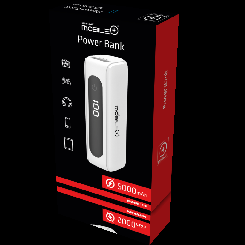 thulos Power bank 5000 mAh. MOBILE+ MB-PB104 Promoción por tiempo limitado