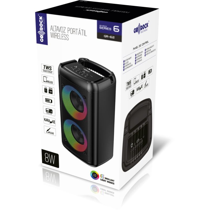 thulos Altavoz TWS función KARAOKE 8W. GO-ROCK GR-62 Rebajas