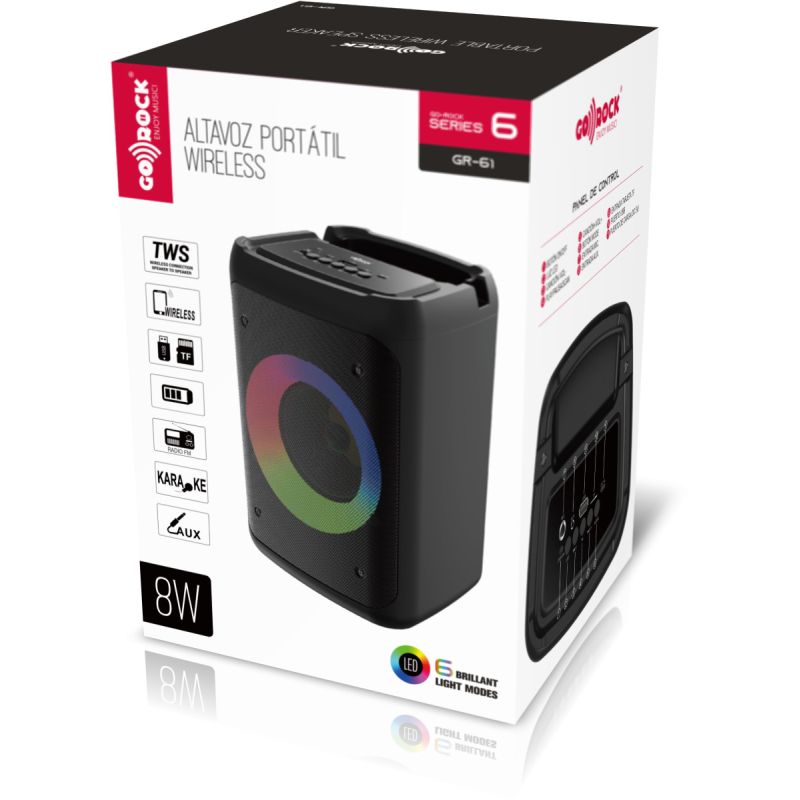 thulos Altavoz TWS función KARAOKE 8W. GO-ROCK GR-61 Ofertas