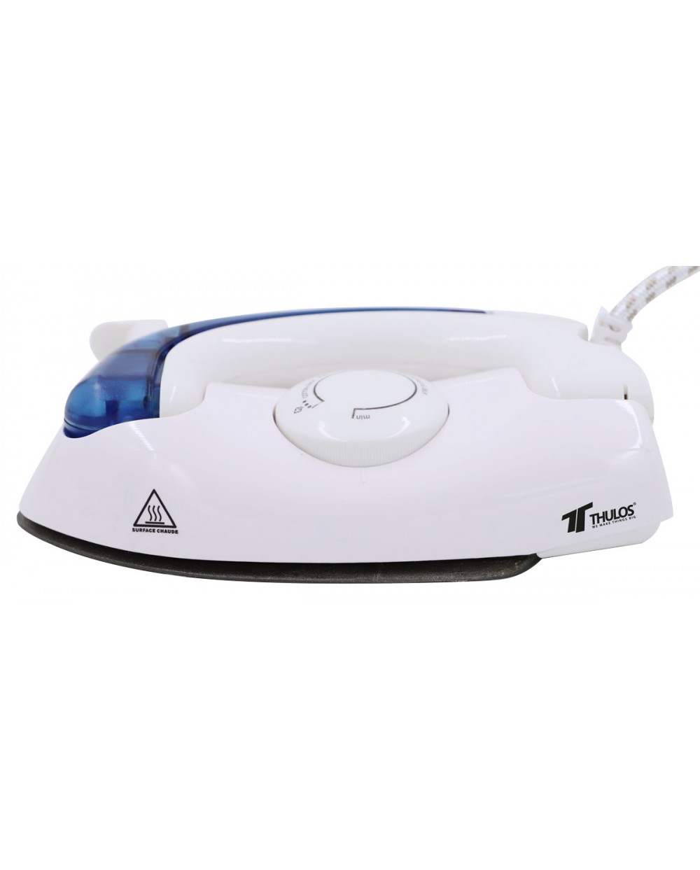 thulos Plancha de viaje con mango plegable Potencia: 700W. Incluye funda y vaso medidor. THULOS TH-PV700 Rebajas de fábrica