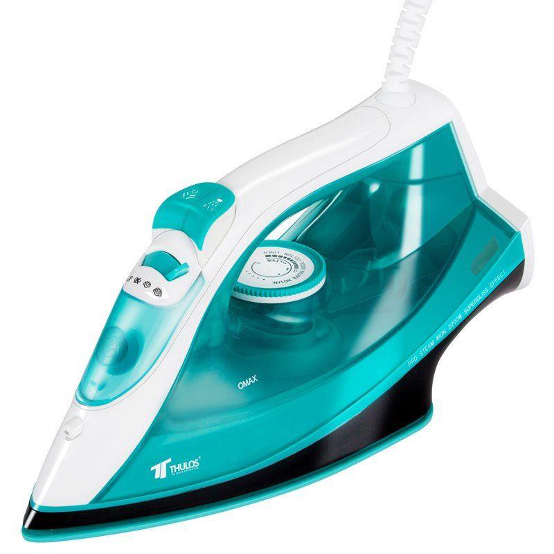 thulos Plancha de vapor suela con revestimiento cerámico 2200W. THULOS TH-PV2215