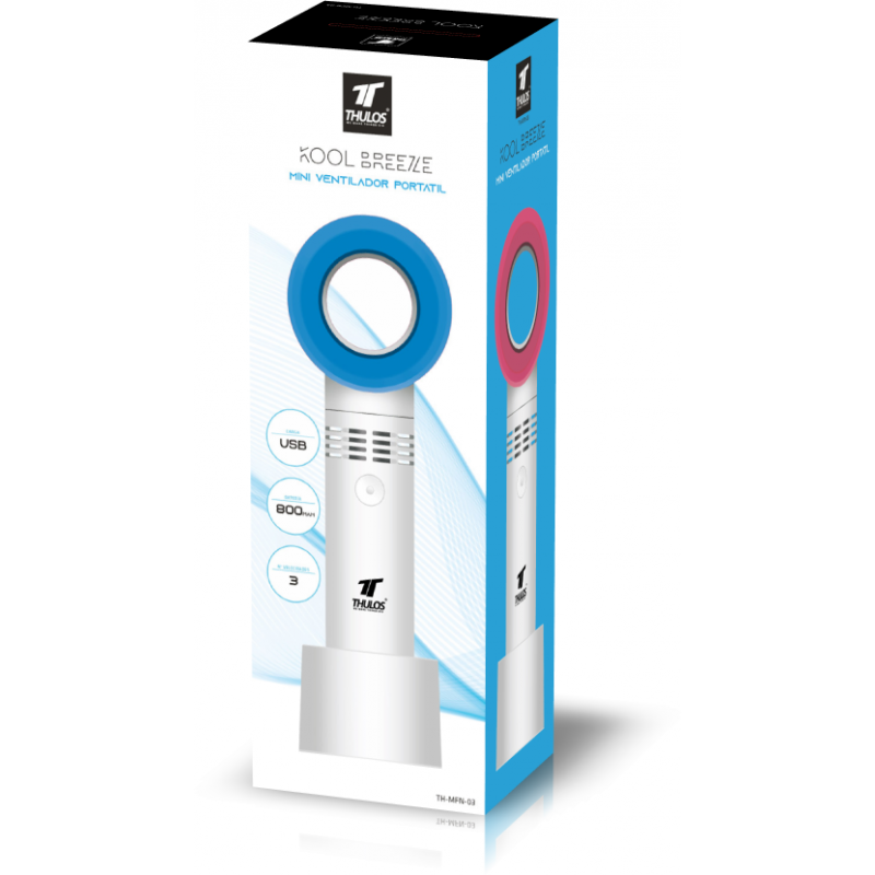 thulos Mini ventilador portátil. THULOS KOOL BREEZE TH-MFN-03 Últimos 3 días