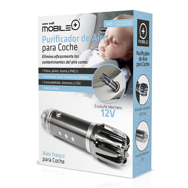 thulos Purificador de aire para coche. MOBILE+ MB-OZG006 Ahorra y exporta