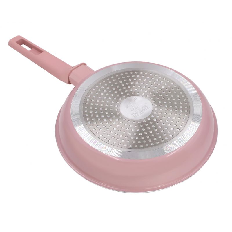 thulos Juego de 3 sartenes de aluminio tamaños: Ø20 Ø24 Ø28 cm. THULOS TH-FPS347 STRAWBERRY Libre de impuestos