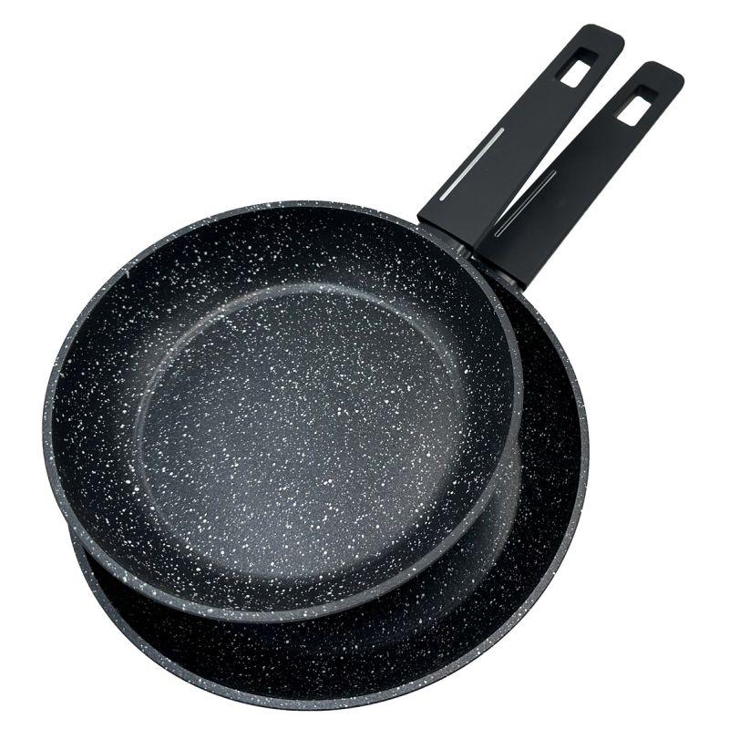 thulos Juego de 2 sartenes de aluminio tamaños: Ø20 Ø24 cm. THULOS TH-FPS37 ESTORIL Rebajas de fin de temporada