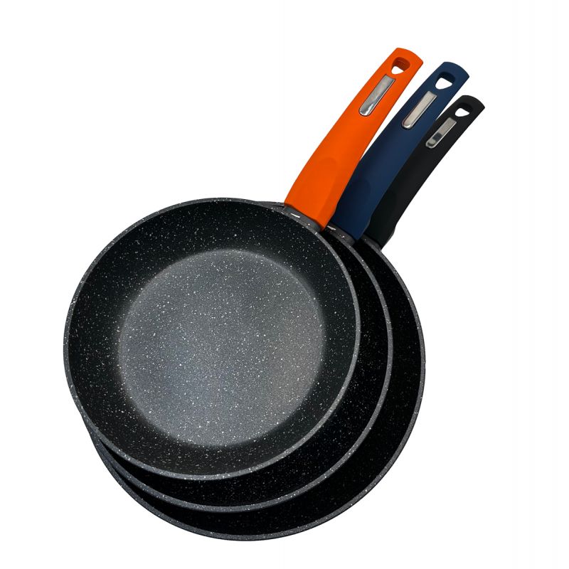 thulos Juego de 3 sartenes de aluminio tamaños: Ø20 Ø24 Ø28 cm. THULOS TH-FPS35 SINTRA Devoluciones gratuitas