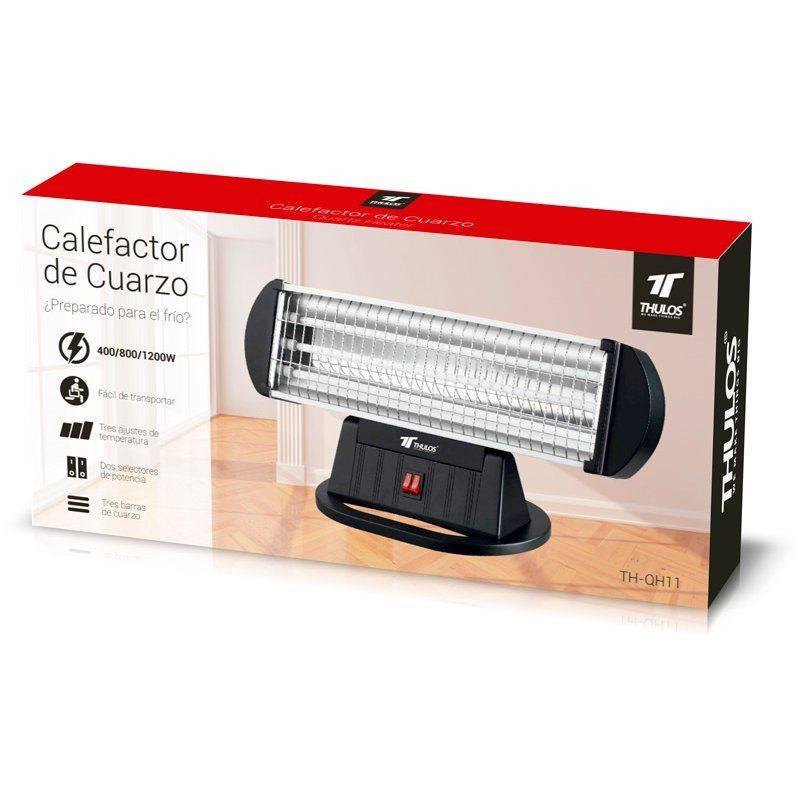 thulos Estufa de cuarzo 3 posiciones de calor. THULOS TH-QH11 Últimos 3 días