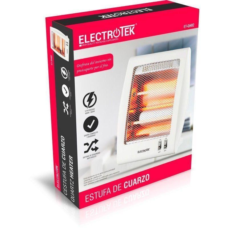 thulos Estufa de cuarzo 2 ajustes de temperatura. ELECTROTEK ET-QH02 Solo hoy