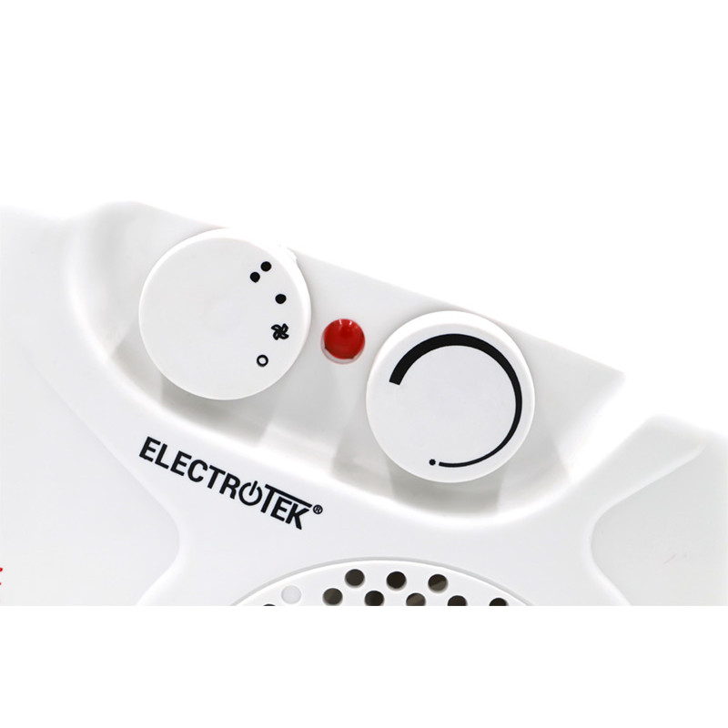 thulos Calefactor eléctrico 2 ajustes de temperatura 1000/2000W. ELECTROTEK ET-TV05 Liquidación