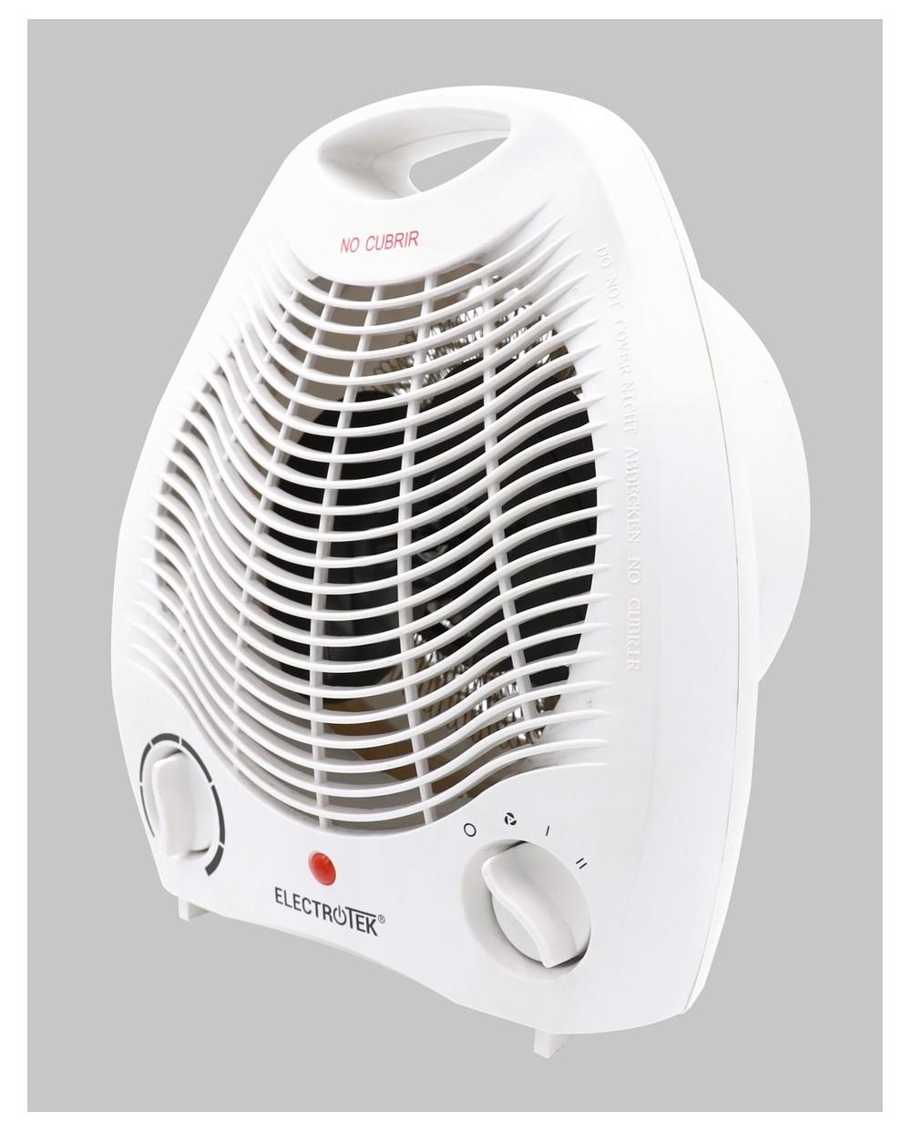 thulos Calefactor eléctrico 2 ajustes de temperatura 1000/2000W. ELECTROTEK ET-TV06 Precios de Black Friday
