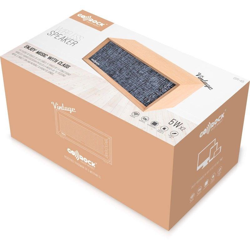 thulos Altavoz portátil BLUETOOTH 3.0 5W*2. GO-ROCK GR-45 Devoluciones gratuitas