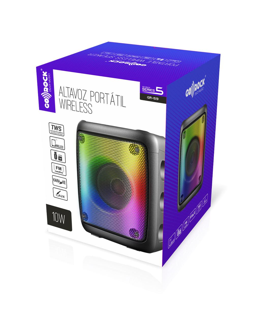 thulos Altavoz Portátil Wireless GO-ROCK GR-59 Rebajas