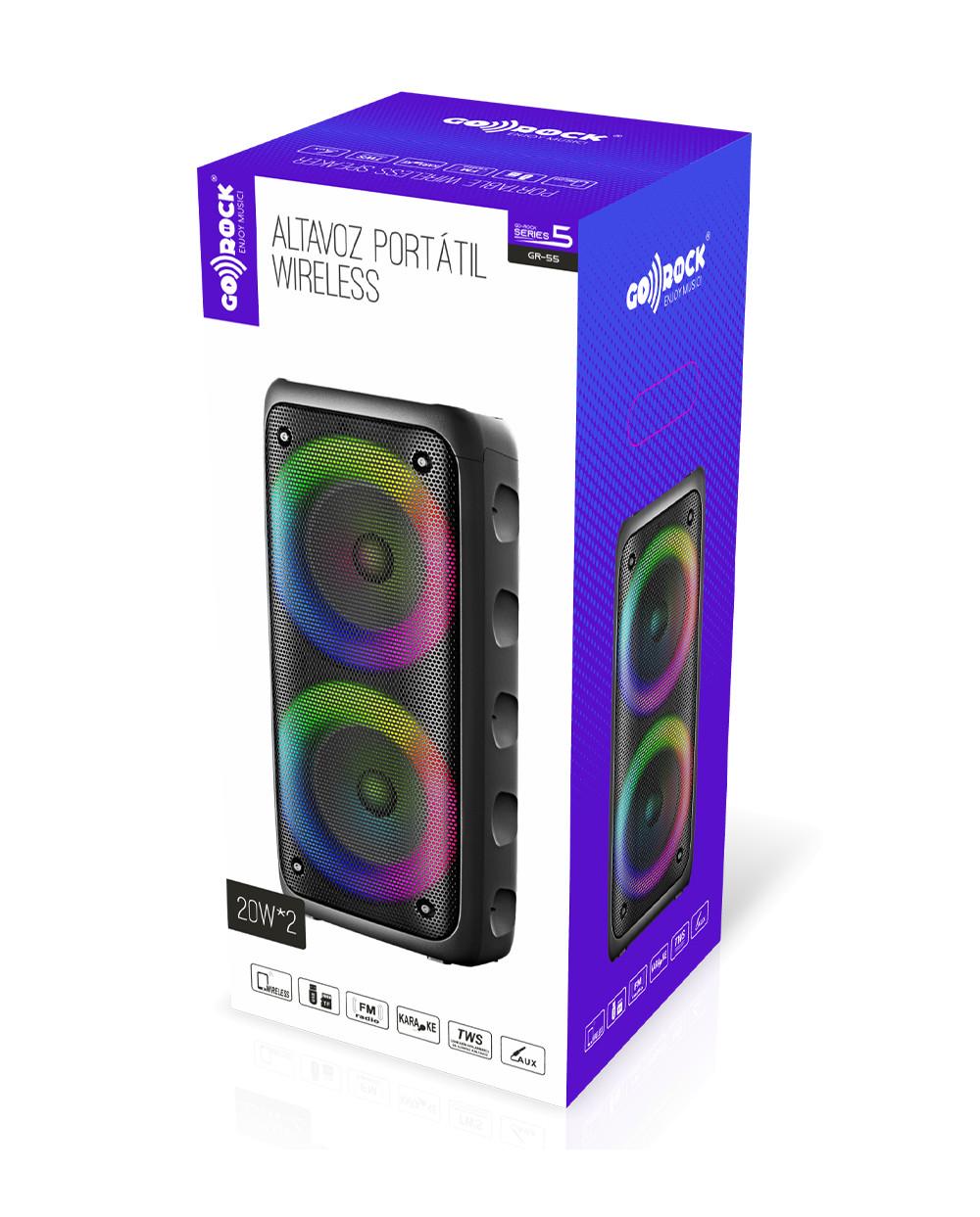 thulos Altavoz Portátil Wireless GO-ROCK GR-55 Envío gratis