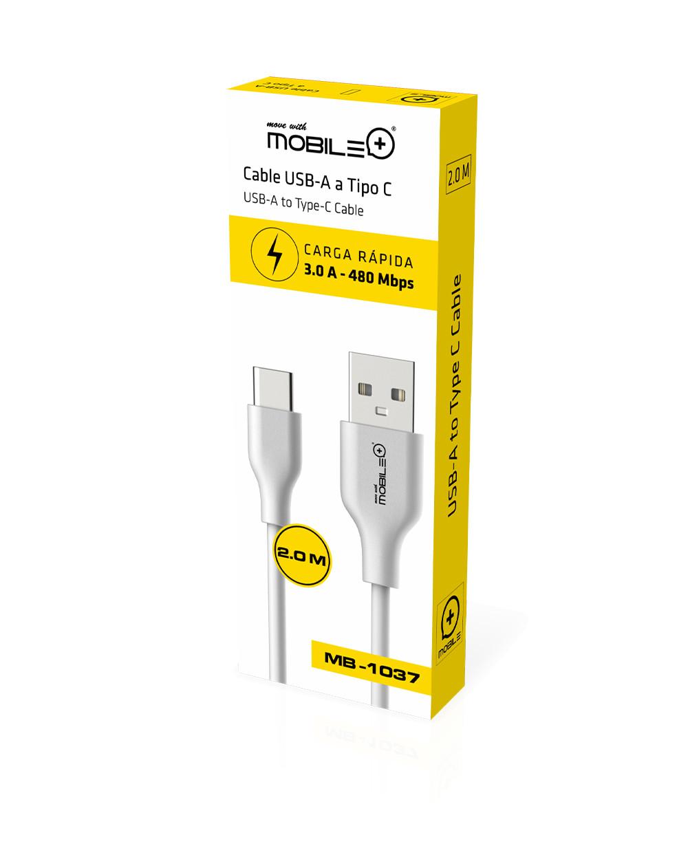 thulos Cable USB-A a Tipo-C Cable 2.0m. MOBILE+ MB-1037 Últimos 3 días