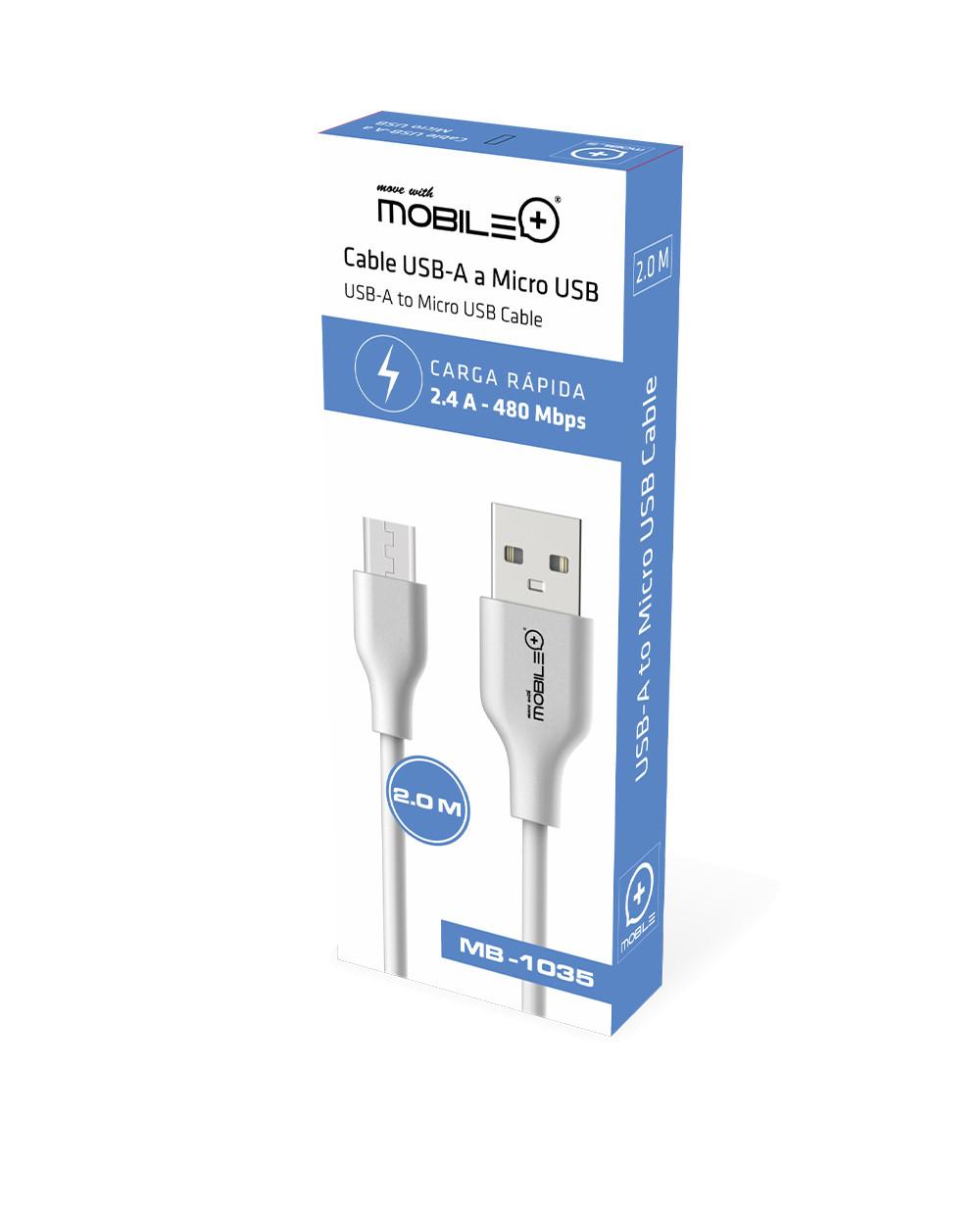 thulos Cable USB-A a MICRO-USB Cable 2.0m. MOBILE+ MB-1035 ÚLTIMAS EDICIONES