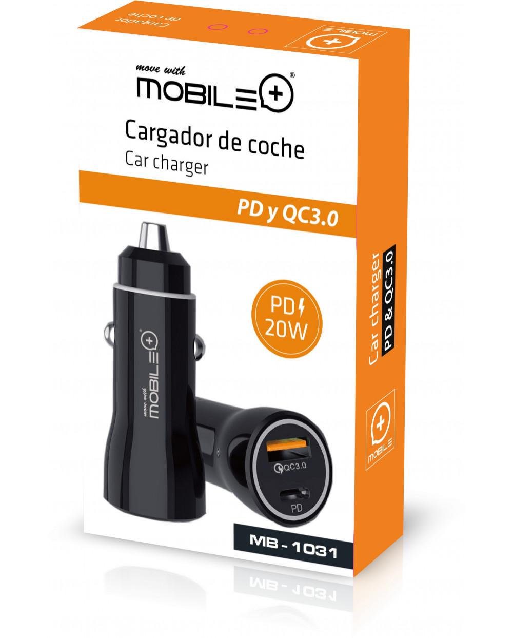 thulos Cargador Doble USB y TIPO-C. Carga Rápida PD y QC3.0. MOBILE+ MB-1031 Promoción por tiempo limitado