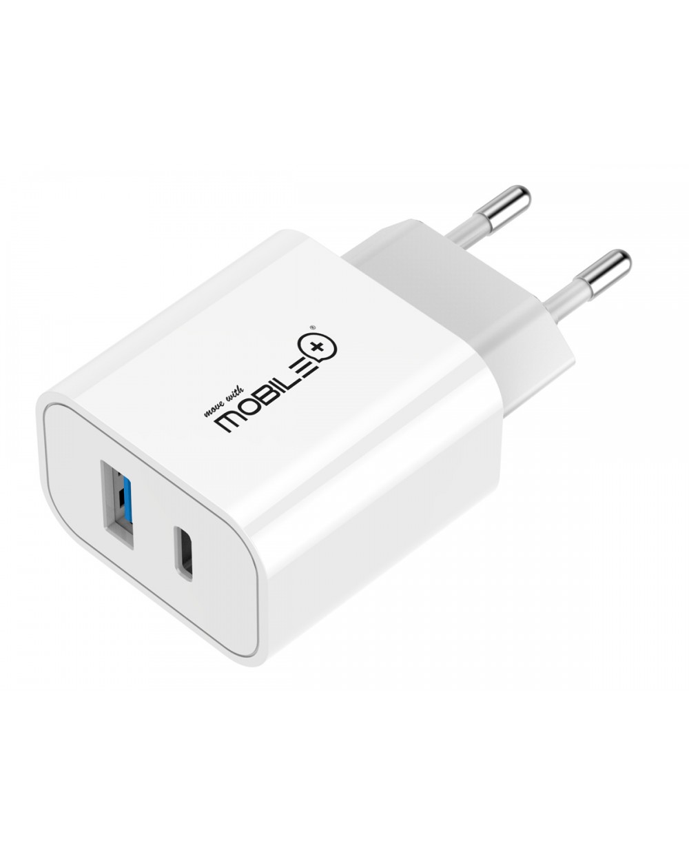 thulos Cargador doble USB y Tipo-C. Carga rápida QC+PD. Mobile+ MB-1030 Superdescuento