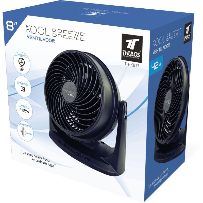 thulos Ventilador de sobremesa de Ø 8" (20 3 cm) 42W. THULOS TH-KB17 Outlet online