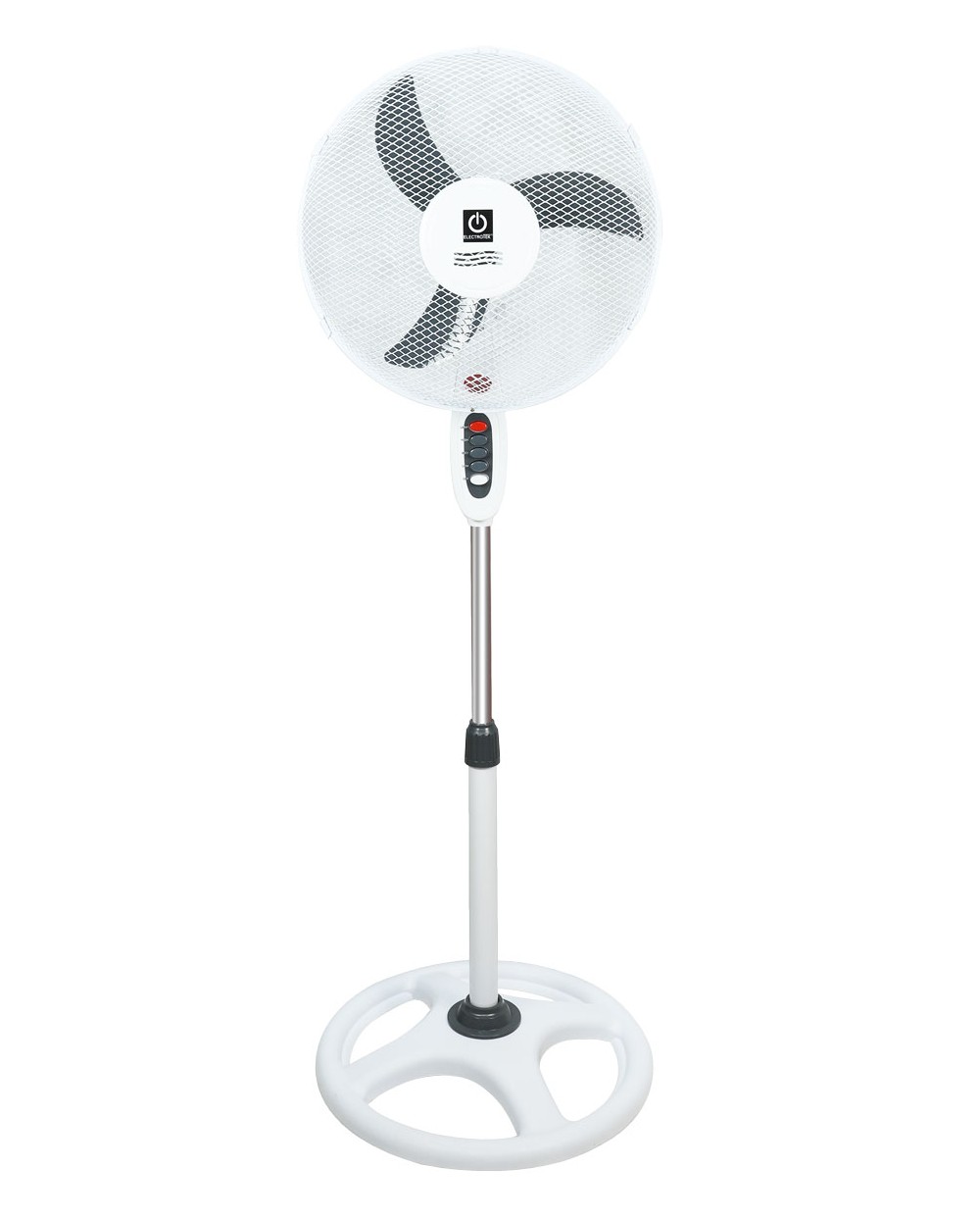 thulos Ventilador de pie Ø16” 3 velocidades altura regulable y luz de cortesía. ELECTROTEK ET-F16SFV2