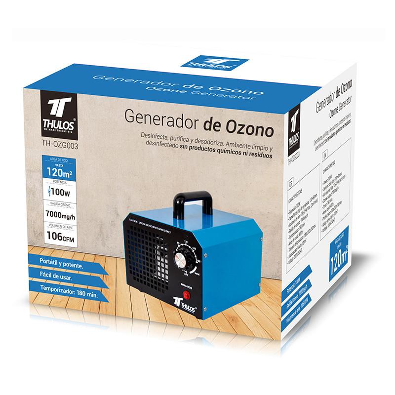 thulos Generador de Ozono 100W Área: 120m2. THULOS TH-OZG003 Rebajas de fábrica