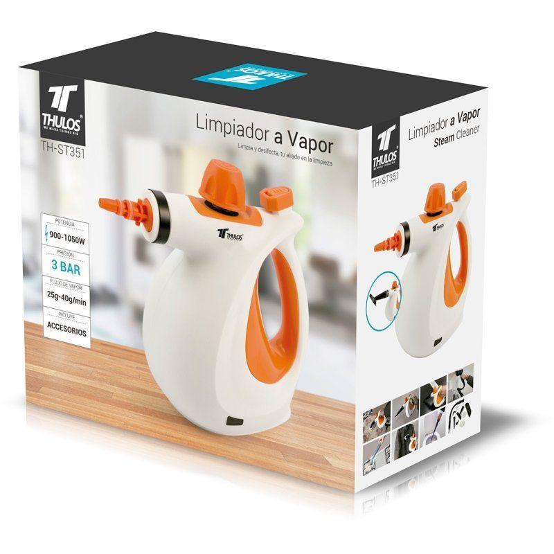 thulos Limpiador a vapor 3 bar incluye accesorios. THULOS TH-ST351 Tienda