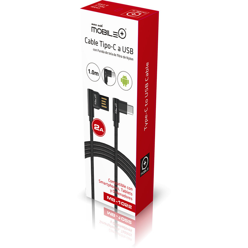 thulos Cable de datos y carga Tipo C a USB. MOBILE+ MB-1022 En oferta