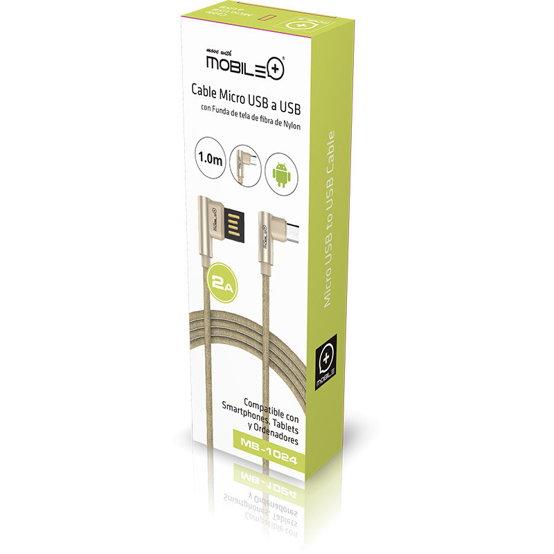 thulos Cable de datos y carga Micro USB a USB. MOBILE+ MB-1024 Libre de impuestos