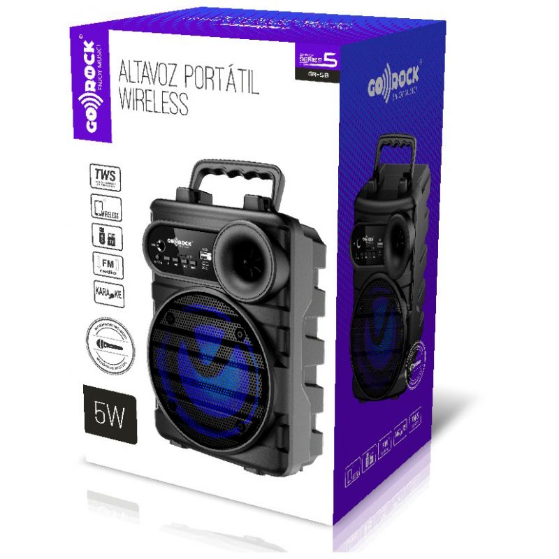 thulos Altavoz Portátil Wireless GO-ROCK GR-58 En oferta