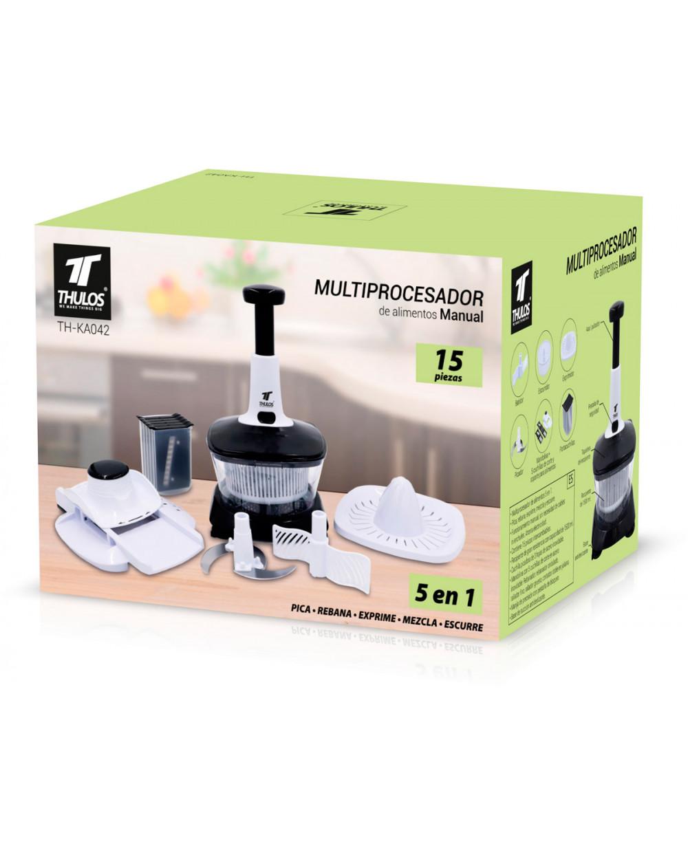 thulos Procesador de alimentos manual 5 en 1 Solo hoy