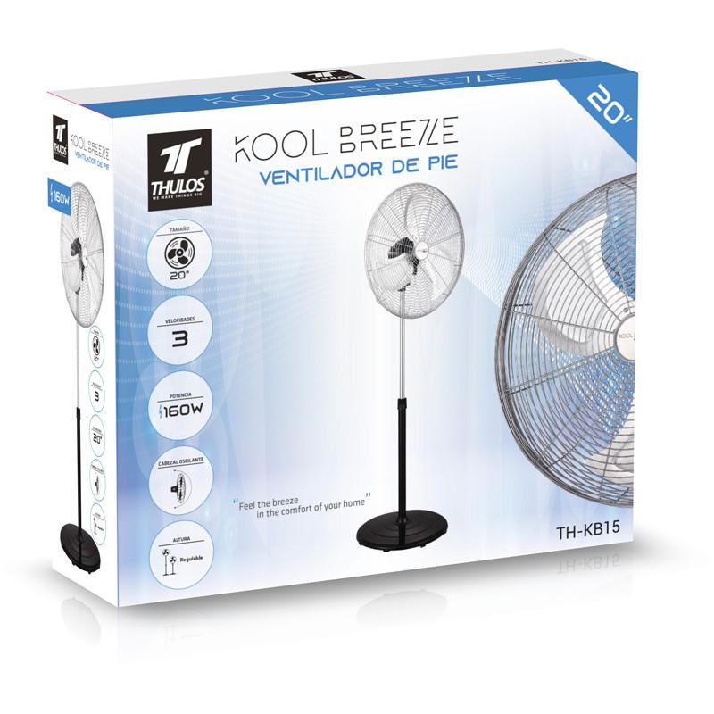 thulos Ventilador de pie 20" 3 velocidades 160W. THULOS TH-KB15 Precios de Black Friday