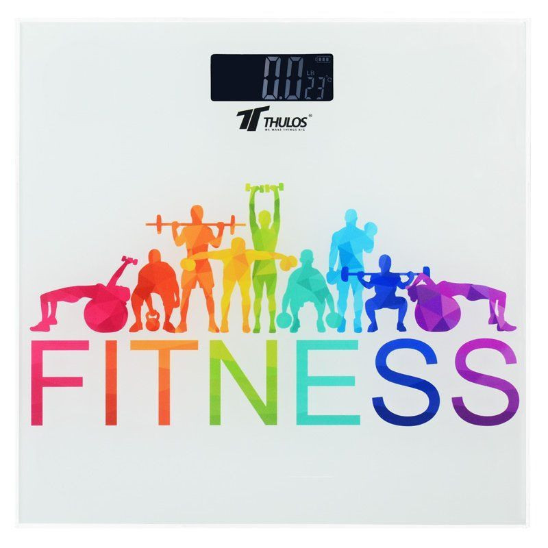thulos Báscula de baño capacidad max: 180Kg. THULOS TH-BD103 Grandes ahorros