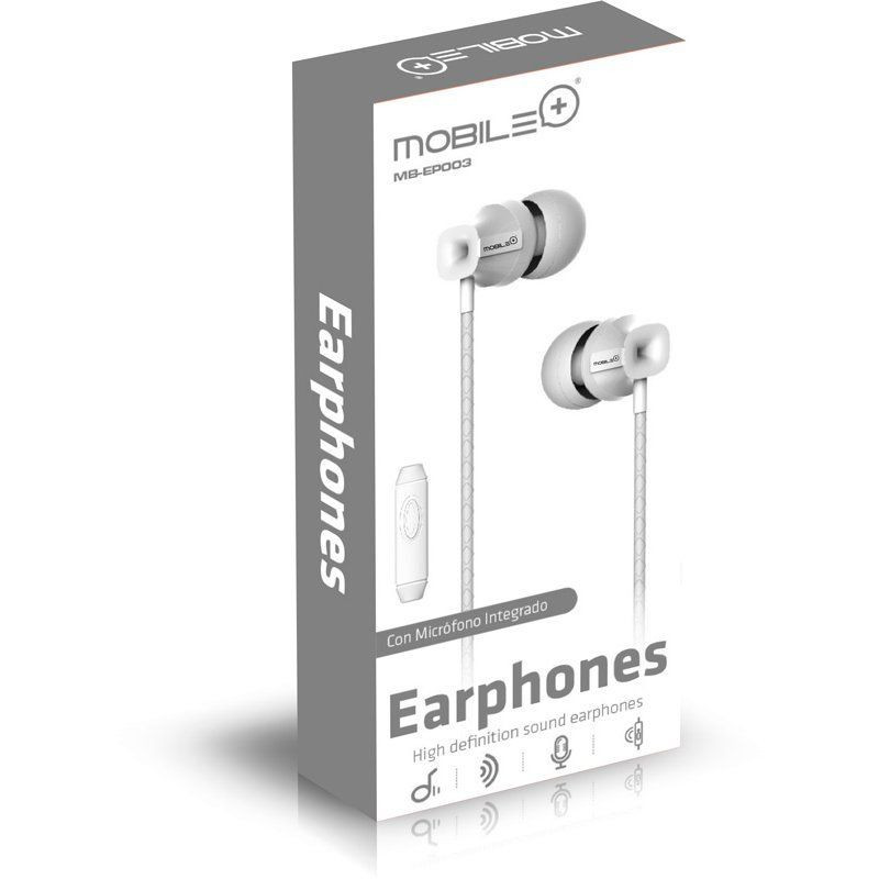 thulos Auriculares con micrófono incorporado cable 1.2 m. MOBILE+ MB-EP003 Venta caliente