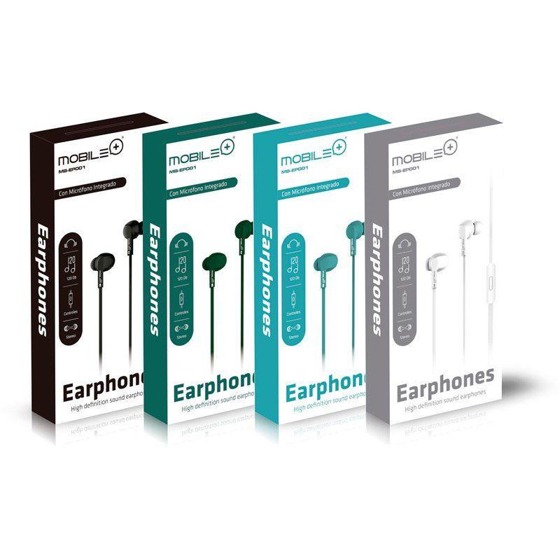 thulos Auriculares con micrófono incorporado cable 1.2 m. MOBILE+ MB-EP001 En oferta