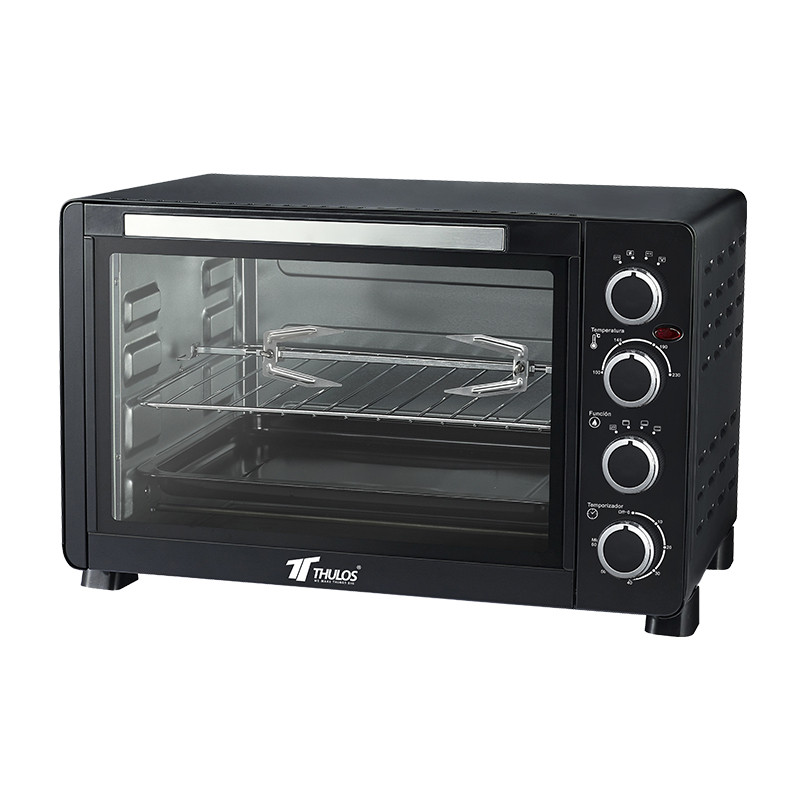 thulos Horno eléctrico convección y rustipollo 30 litros 1500W. TH-HE31L