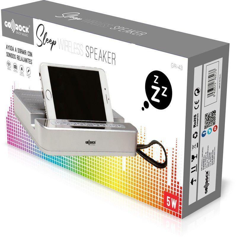 thulos Altavoz portátil BLUETOOTH 3.0 soporte teléfono con función ayuda a dormir 5W. GO-ROCK GR-43 Descuentos del mes