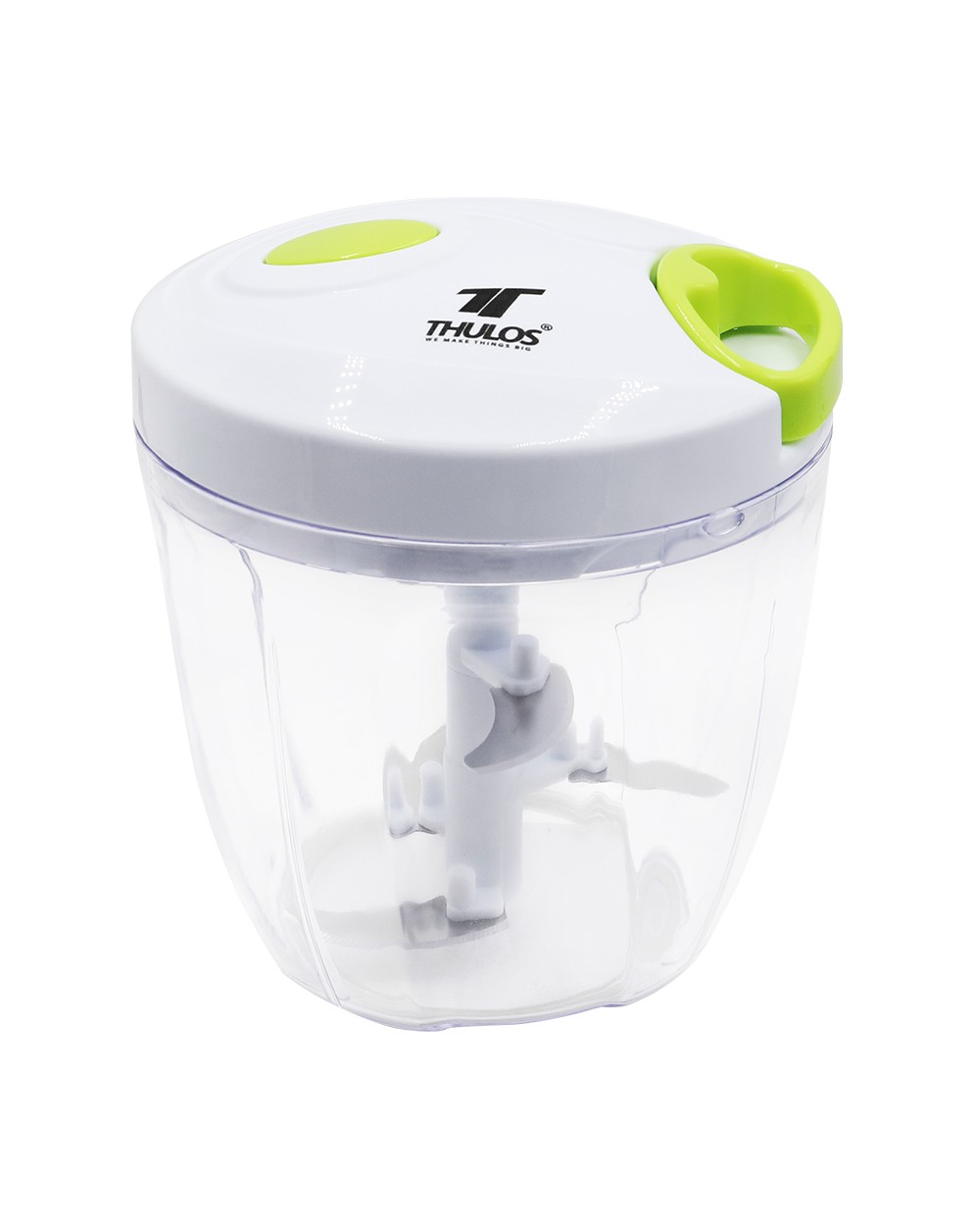 thulos Mini picador y batidora manual con doble cuchilla. THULOS TH-KA002 Grandes ahorros