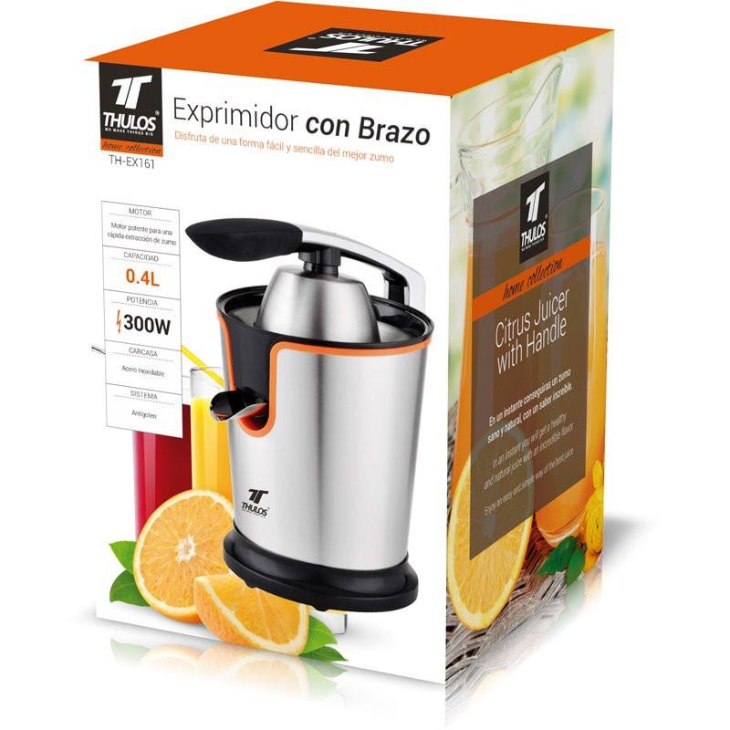 thulos Exprimidor inox con brazo para facilitar la extracción de zumo. THULOS TH-EX161 Gran oferta