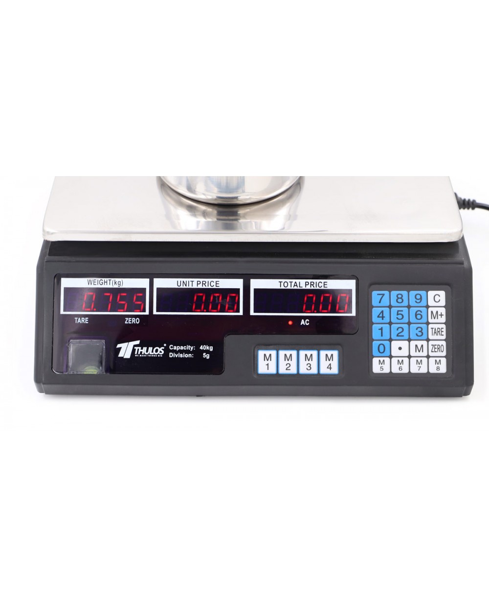 thulos Balanza digital electrónica 40kg de capacidad. Thulos TH-BD40 Rebajas baratas