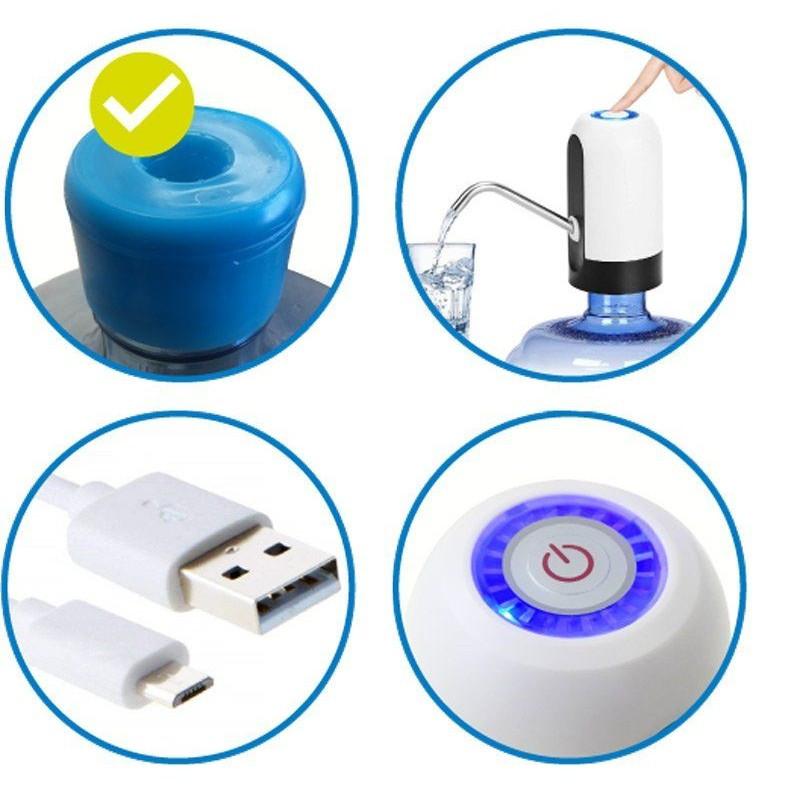 thulos Dispensador de Agua Eléctrico carga USB. THULOS TH-DL110 Ventas relámpago