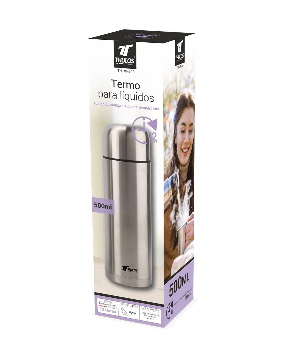 thulos Termo bala con doble aislamiento 3 capacidades: 500 700 y 1000ml THULOS TH-VF Promoción por tiempo limitado