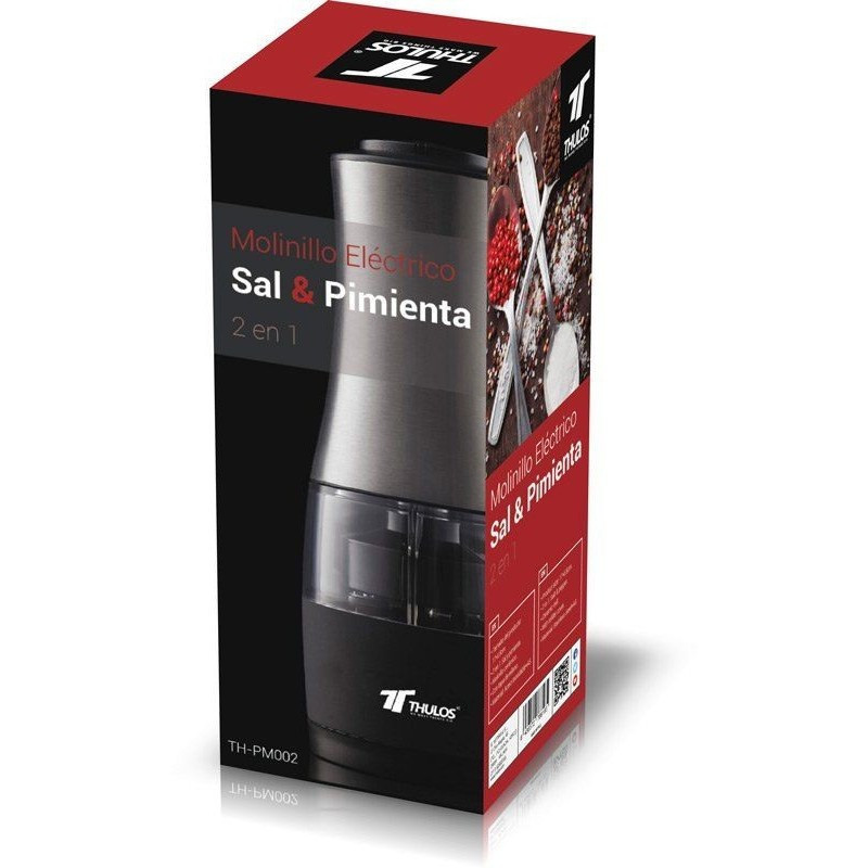 thulos Pimentero y salero eléctrico 2 en 1. THULOS TH-PM002 Solo queda un día