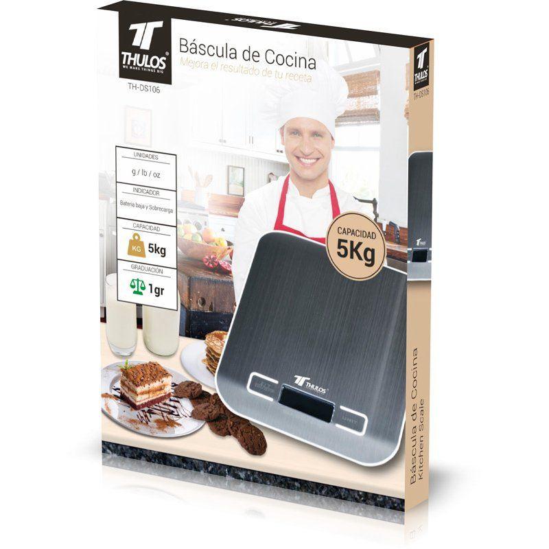 thulos Balanza de cocina digital 5Kg de capacidad. THULOS TH-DS106 Descuento por venta flash