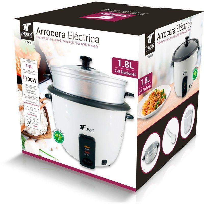 thulos Arrocera eléctrica 1.8L (7-8 Raciones). THULOS TH-RK18 Devoluciones gratuitas