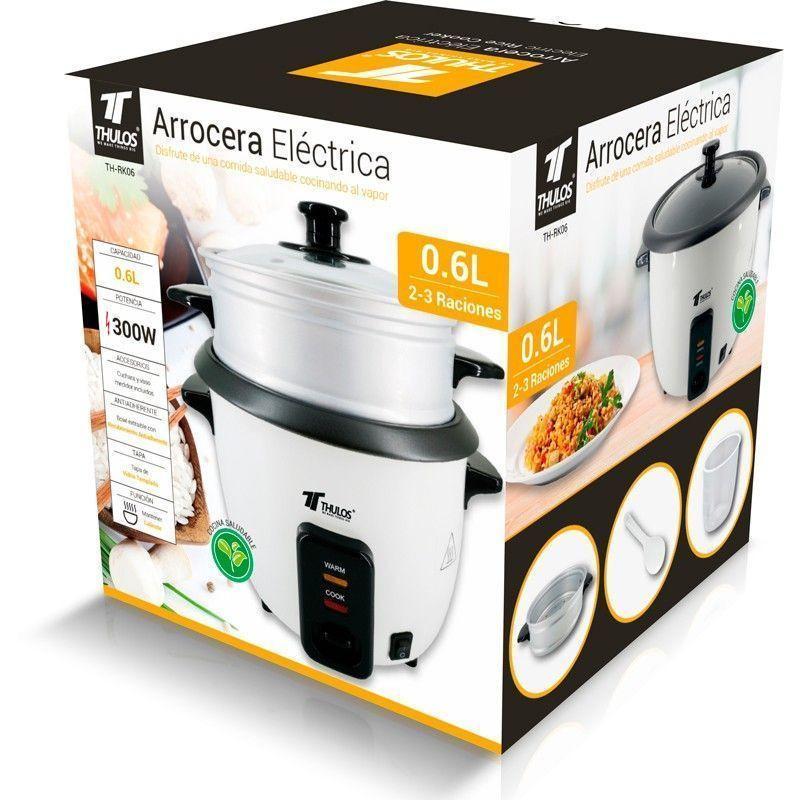 thulos Arrocera eléctrica 0.6L (2-3 Raciones). THULOS TH-RK06 En línea