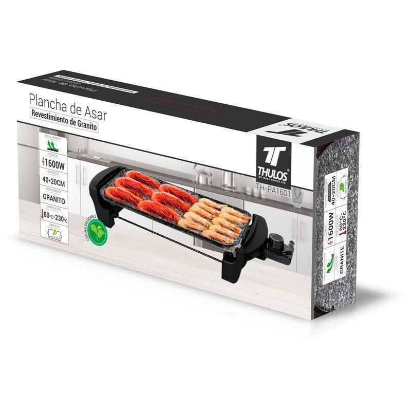 thulos Plancha de asar revestimiento de granito. 1400-1600W. THULOS TH-PA1601 Outlet online