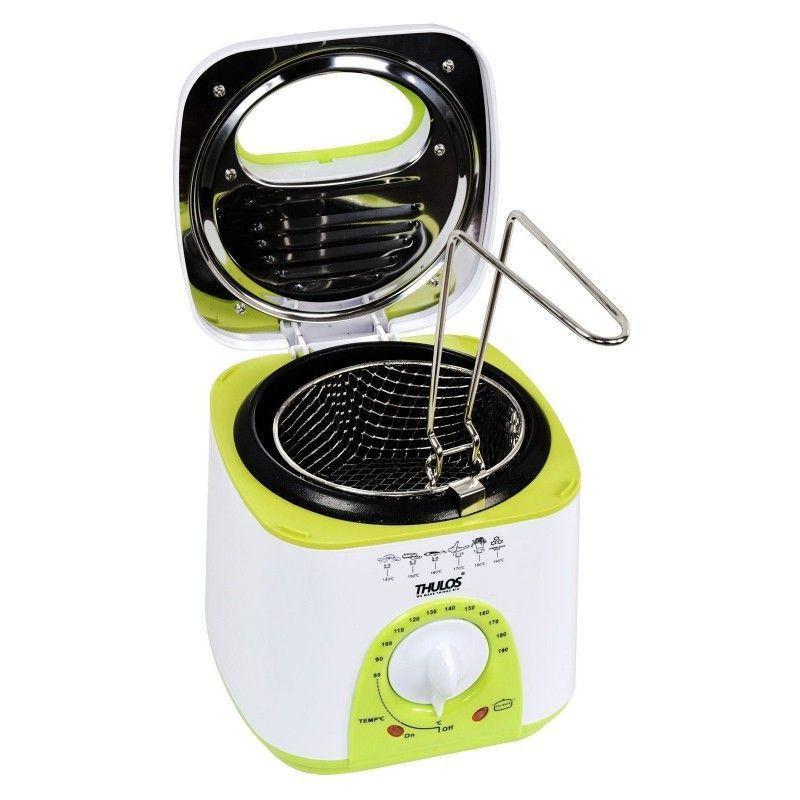 thulos Freidora eléctrica capacidad total de 1 litro de aceite: 0 75L+Canasta: 0 25L). Potencia: 950W. THULOS TH-FR10 COMPRAR AHORA