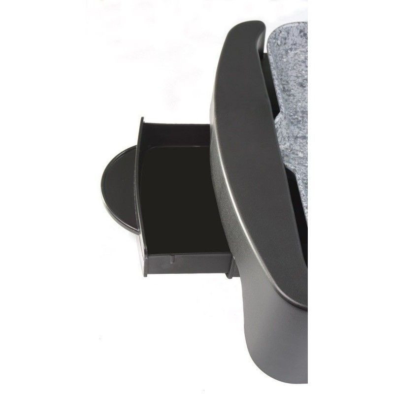 thulos Plancha de asar combinada con revestimiento de piedra 1800-2200W termostato 80ºC-250ºC TH-PA2200 Promoción por tiempo limitado