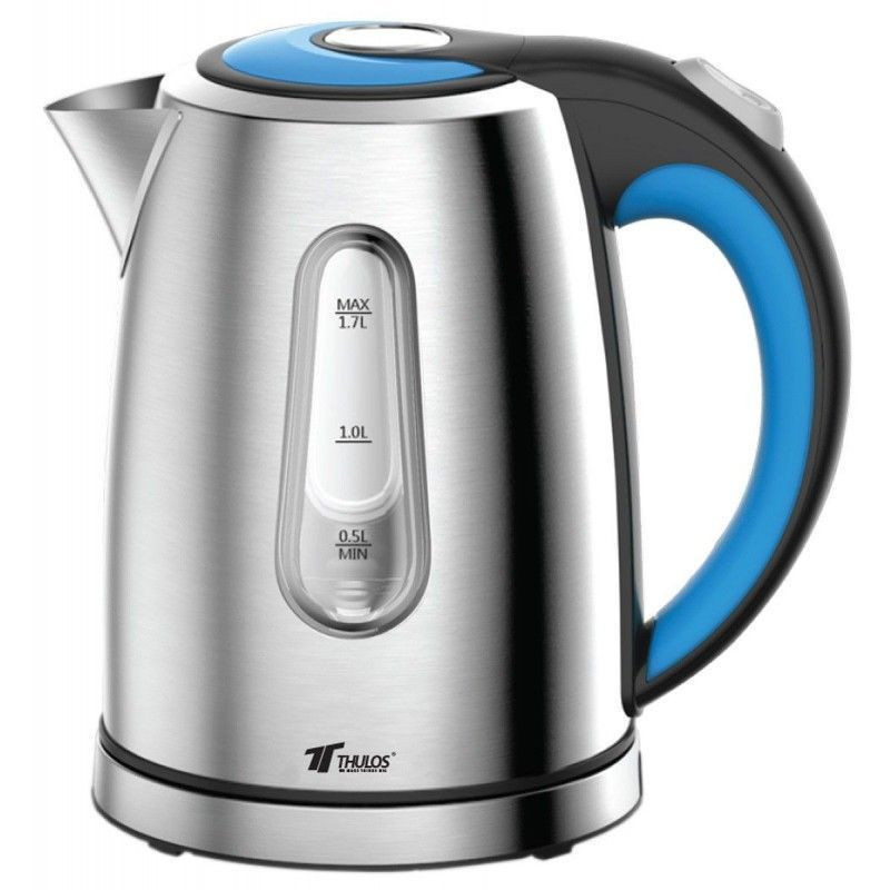 thulos Hervidor de agua 1.7 litros exterior de acero inoxidable TH-HV170