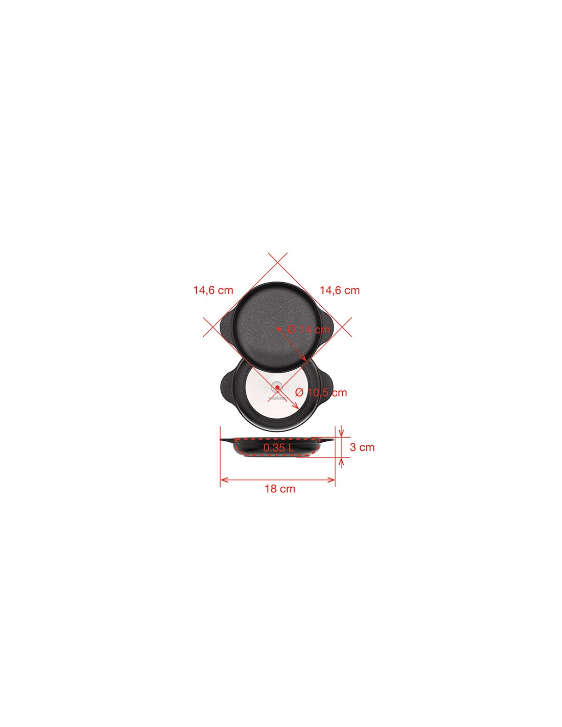 valira MINI CAZUELA GAS-VITRO 14cm En línea