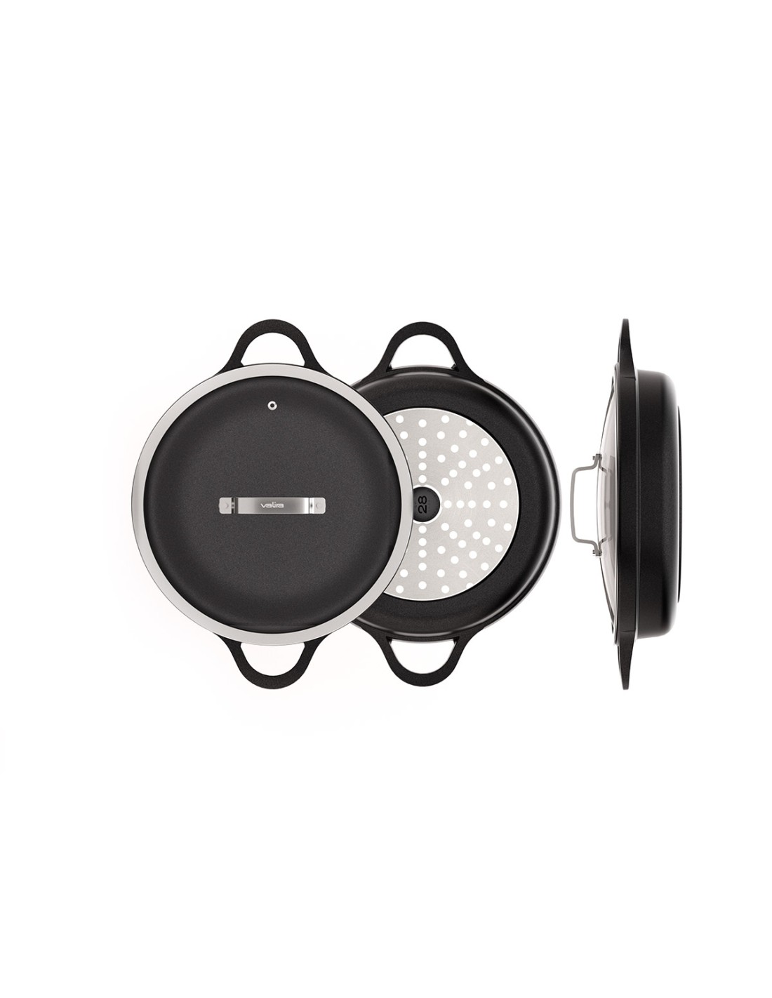 valira CAZUELA BAJA INDUCCIÓN 28cm En oferta